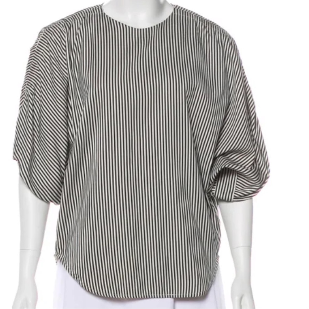 striped blouse